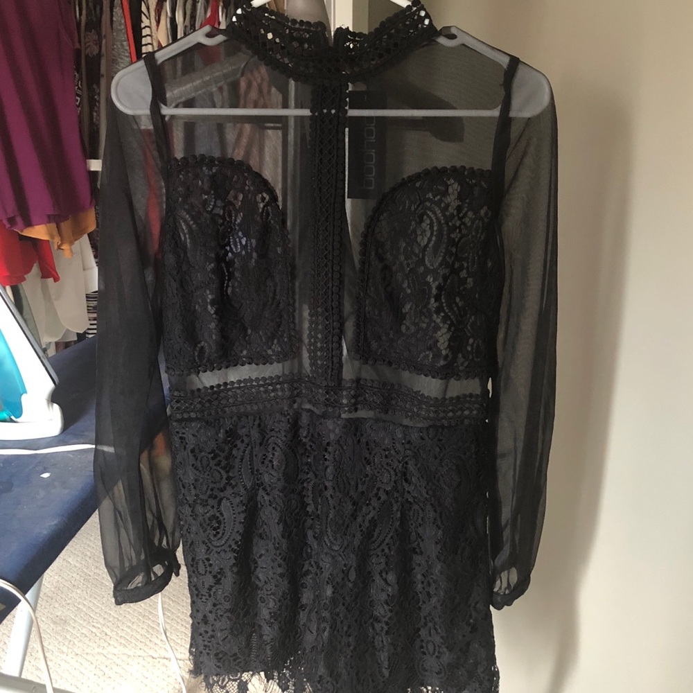 Boohoo black romper